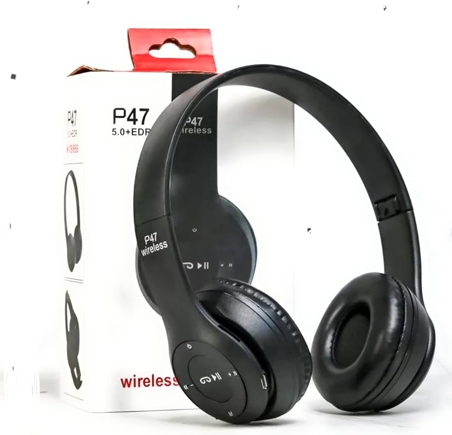 P47 Wireless Headset Bluetooth Foldable On-Ear Headphone