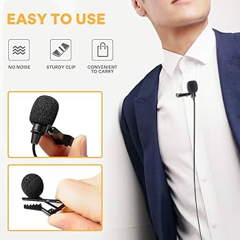 Mic For Smart phones Mobile PC Laptop  Wired Mic 3.5mm